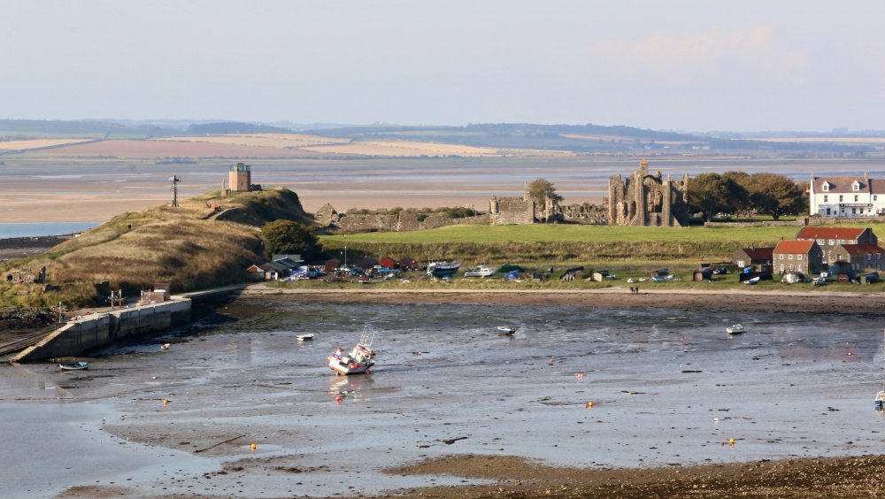 Lindisfarne Harbour and Priory