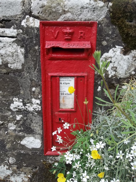 Ninebanks, Northumberland, Victorian Post Box