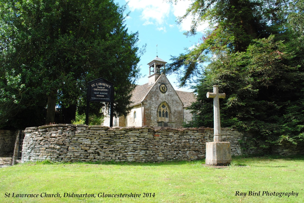 St Lawrence Church & War Memorial, Didmarton, Gloucestershire 2014