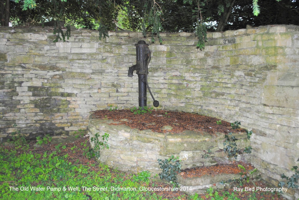 The Old Water Pump, Trough & Well, The Street, Didmarton, Gloucestershire 2014