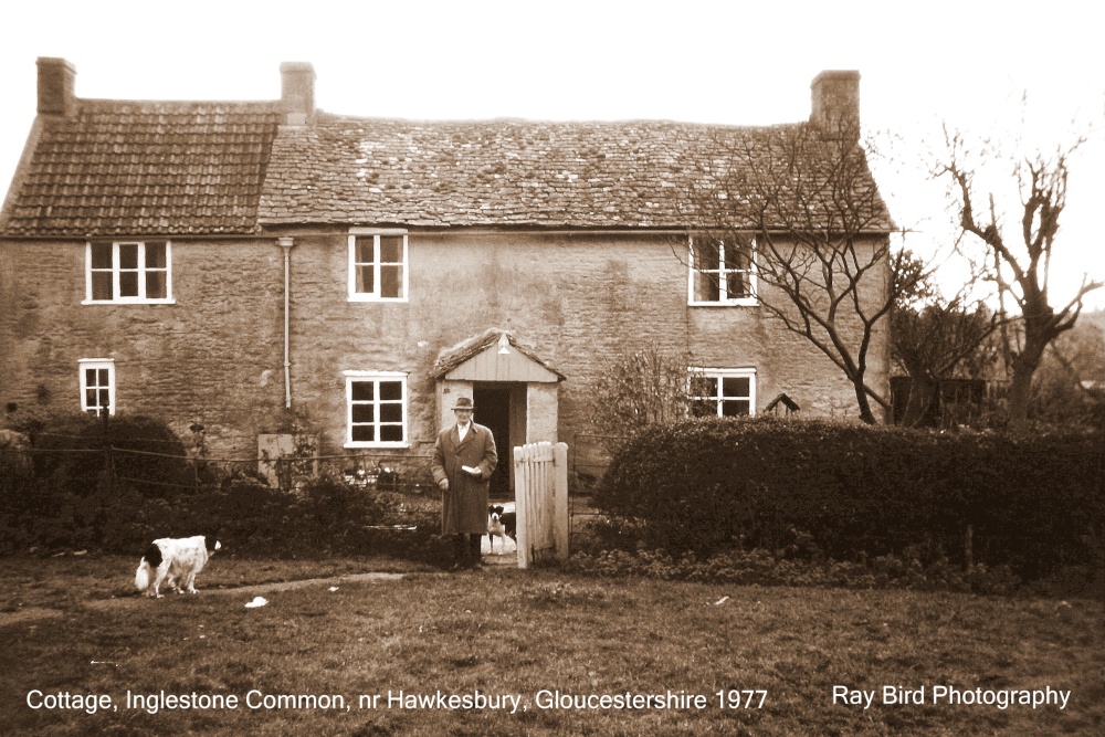 Old Farm Workers Cottage, Inglestone Common, nr Hawkesbury, Gloucestershire 1977