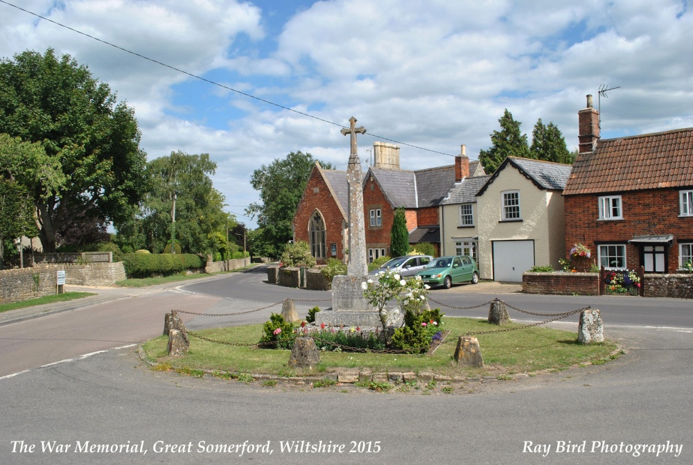 War Memorial, Great Somerford, Wiltshire 2015