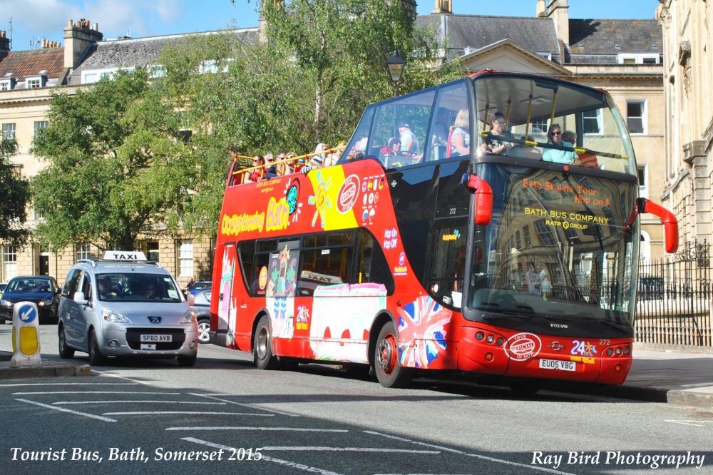 Tourist Bus, Bath, Somerset 2015