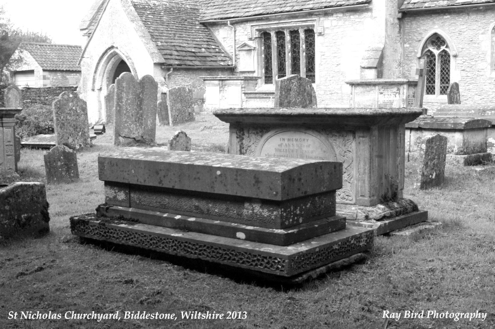 Tombs, St Nicholas Churchyard, Biddestone, Wiltshire 2013