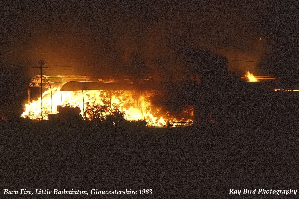 HayBarn Fire, Little Badminton, Gloucestershire 1983