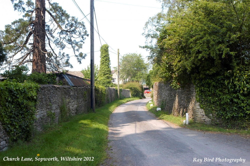 Church Lane, Sopworth, Wiltshire 2012
