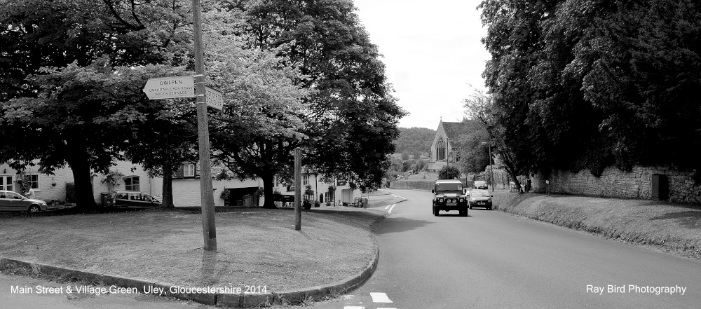 Main Street & Village Green, Uley, Gloucestershire 2014