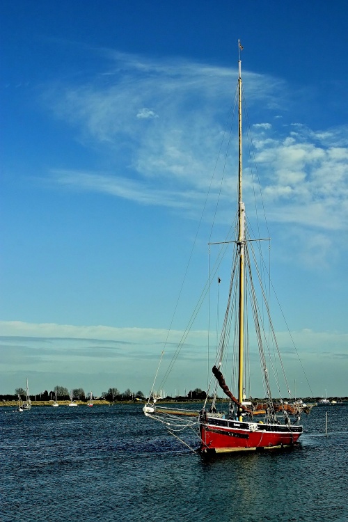 Siling Boat River Blackewater Maldon Essex