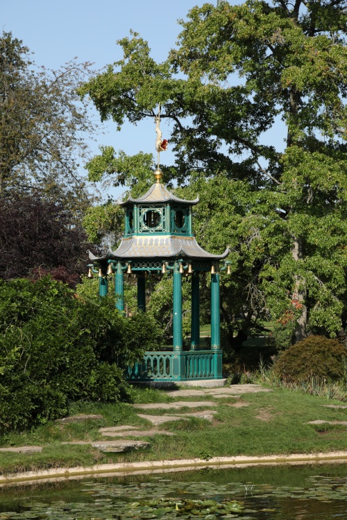 Pagoda in Water Garden at Cliveden