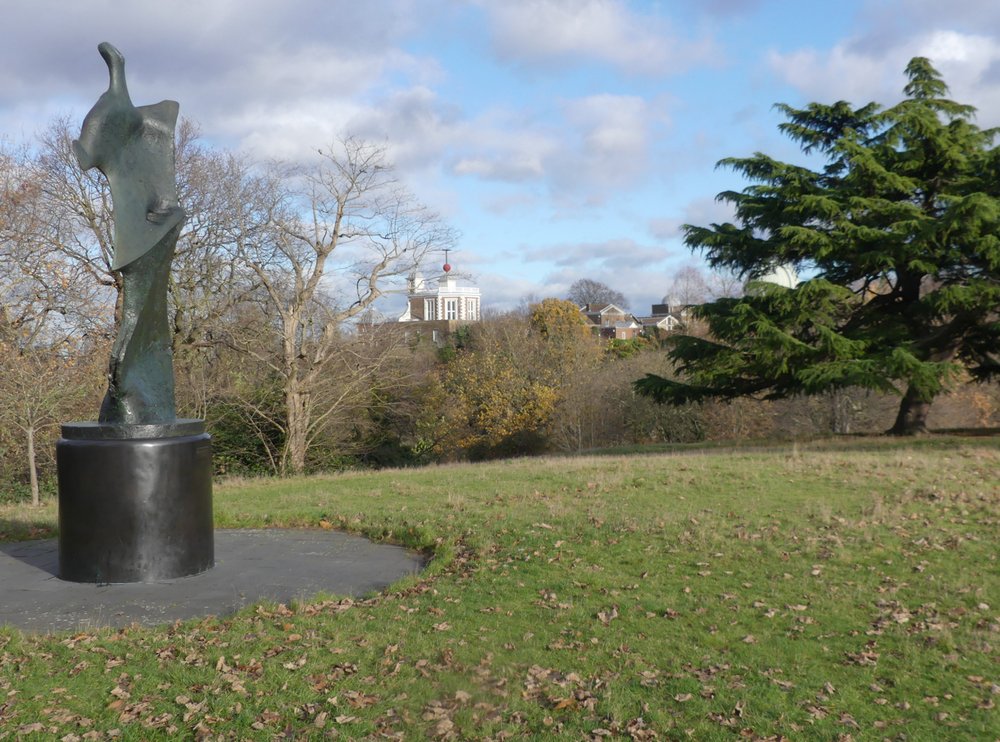 Henry Moore Sculpture Large Standing Figure: Knife Edge