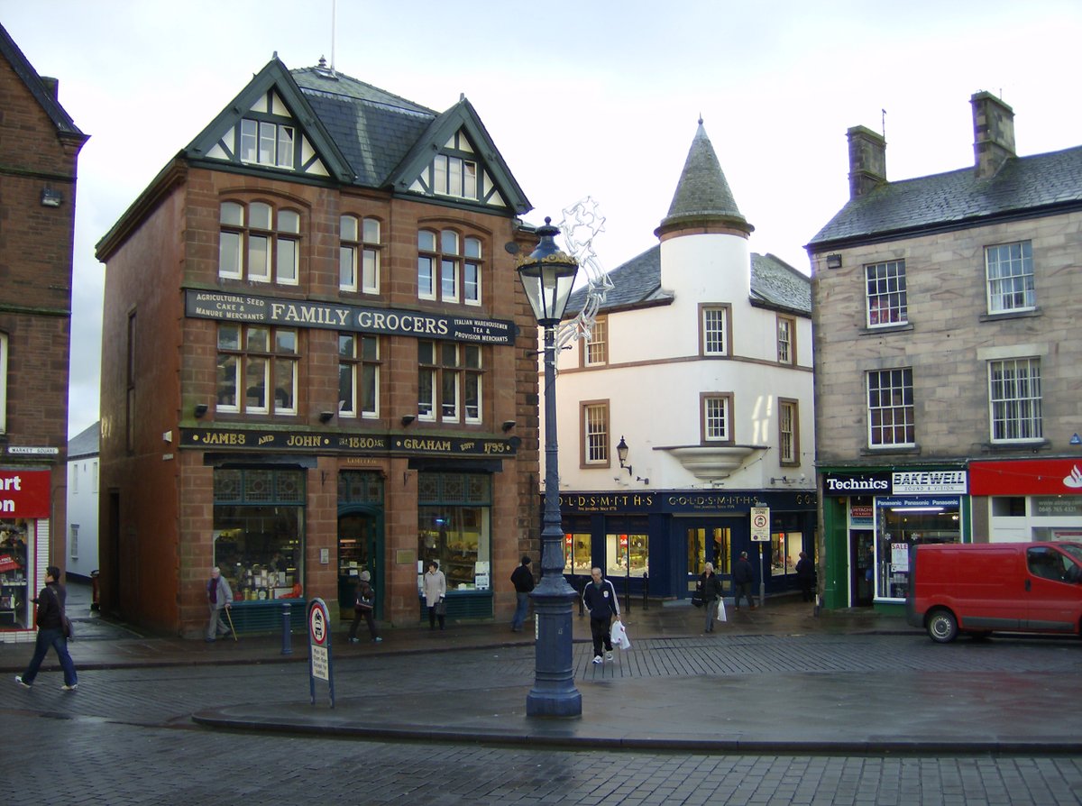 Penrith Town Centre Map Penrith Town Centre, Cumbria" By Lee Wise At Picturesofengland.com