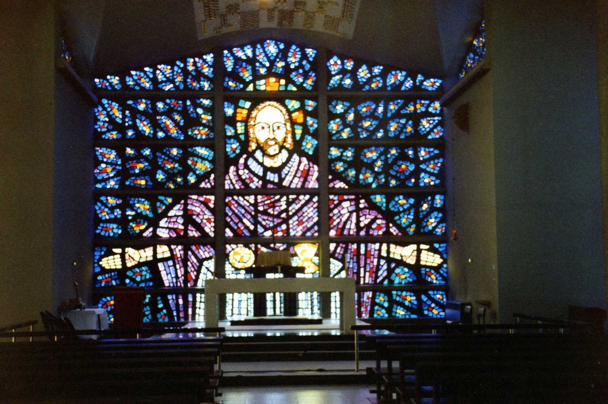 buckfast abbey stained glass