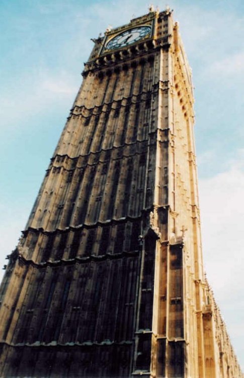 This photo was taken while on open bus trip around London in 2001