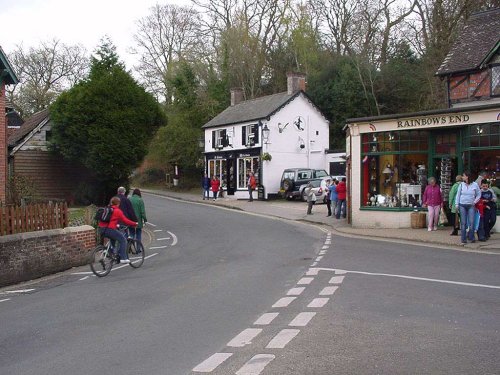 The village of Burley, New Forest, Hampshire