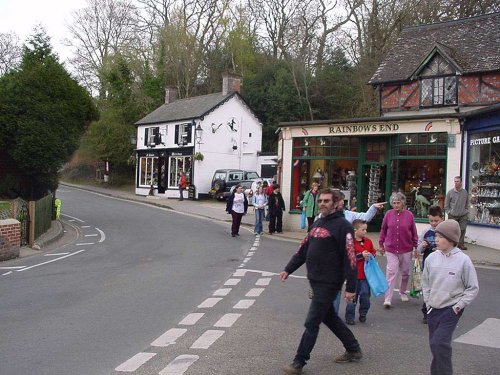 The village of Burley, New Forest, Hampshire