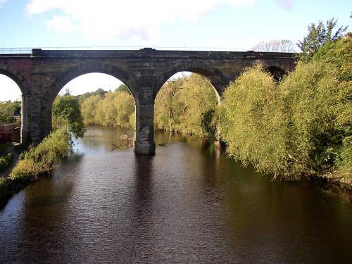 The Viaduct crossing the River Tees at Yarm