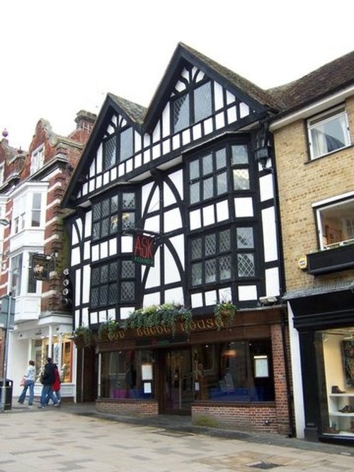 Godbegot building on Winchester's High Street