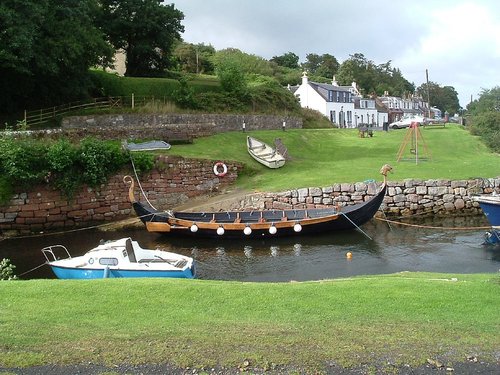 Corrie Harbour on the Isle of Arran, Scotland