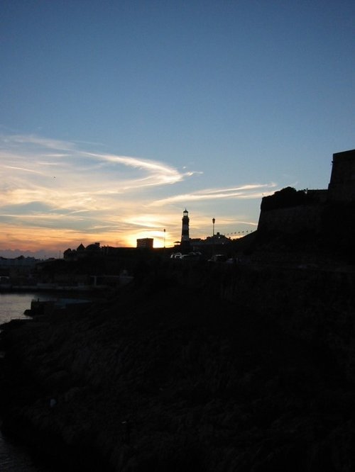 Plymouth Hoe at sunset