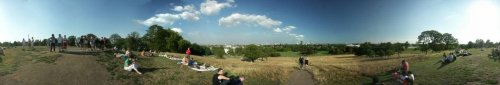 Primrose Hill - London skyline panoramic