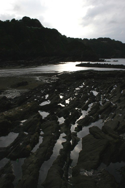 Combe martin beach, evening