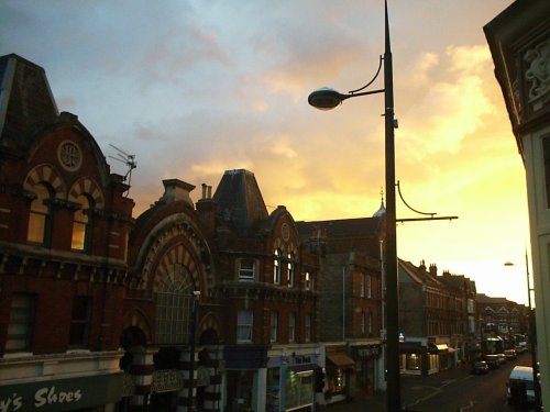 Sunset over Westbourne, Dorset