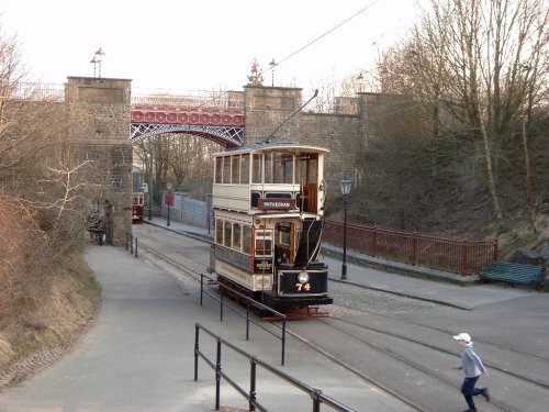 Crich, Derbyshire. As it was