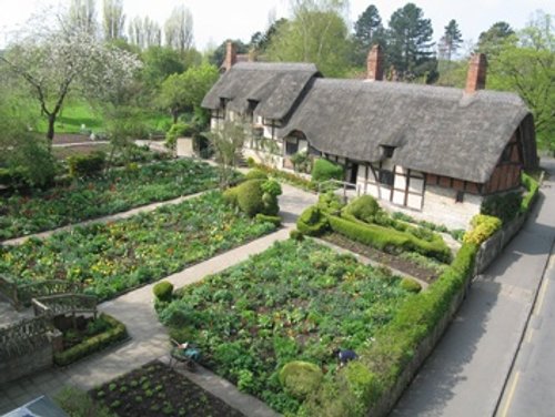 Ann Hathaways Cottage - Rare Elevated Shot