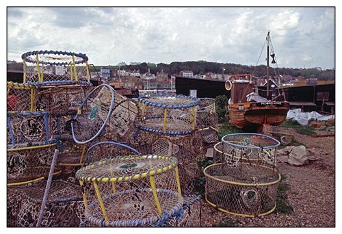 Harbour of Hastings, East Sussex