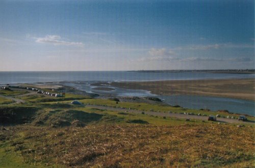 Ogmore beach park view south ,south wales uk