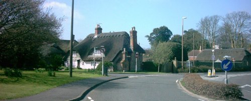 Thatched buildings, Rustington, West Sussex.