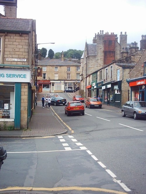 Union street & Irwell Street, Bacup, Lancashire. June 2005