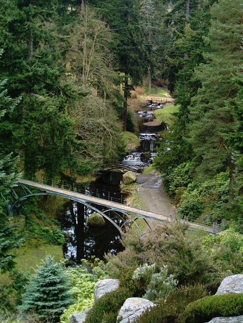 Bridge over the Debdom burn, Cragside. Built 1870-75