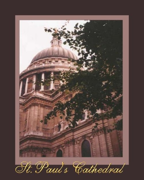 The beautiful and massive dome atop St. Paul's Cathedral, London