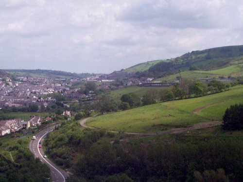 Penrhiwfer from Clydach, Rhondda