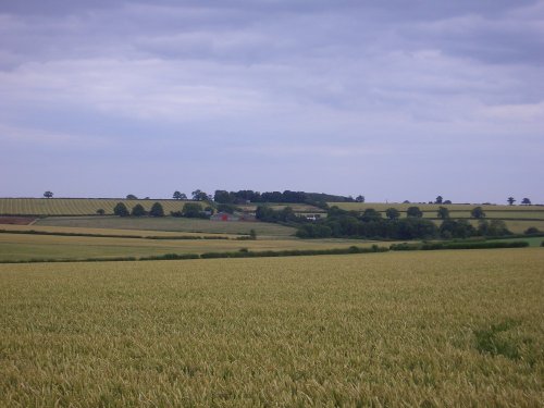 Scene on route between Woodhall and Horncastle, Lincolnshire.