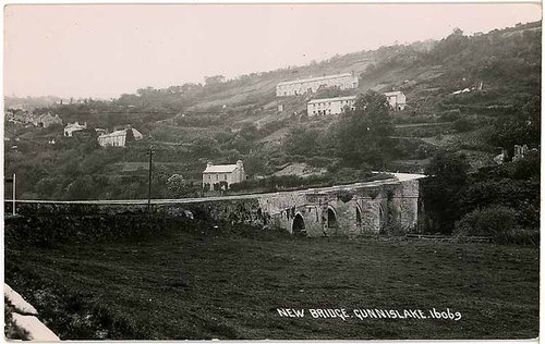 New Bridge, Gunnislake.  Realphoto postcard.