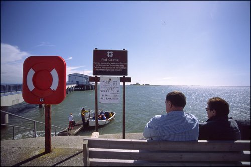 ferry quay to Piel Castle