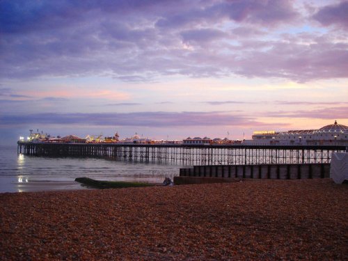 September sunset at Brighton Palace Pier.