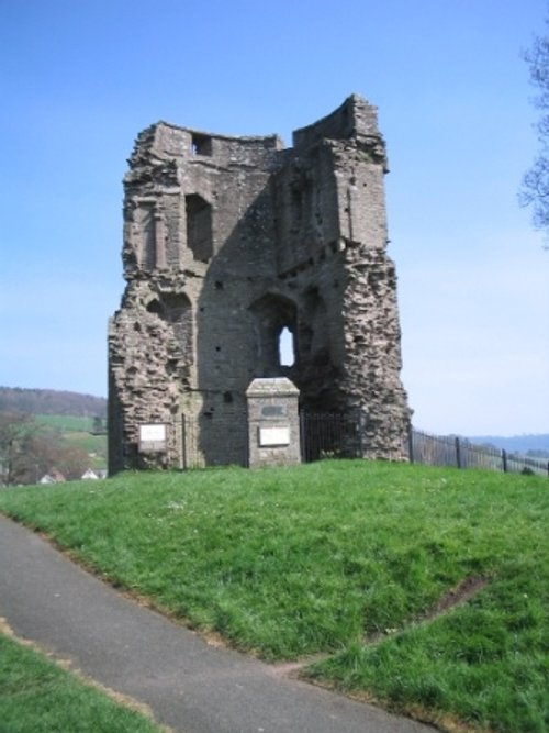 Crickhowell Castle, Powys, Wales