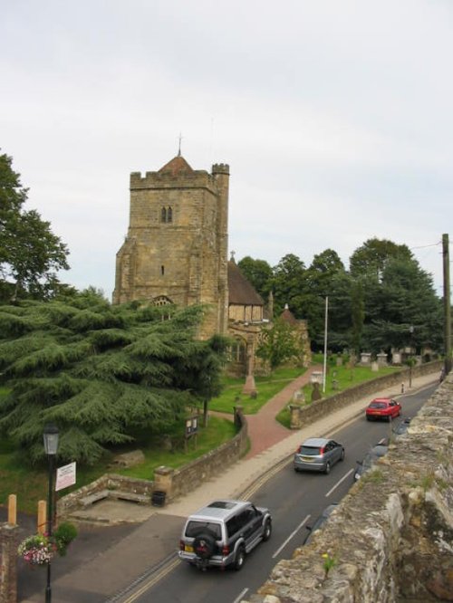 Medivial church in Battle, East Sussex