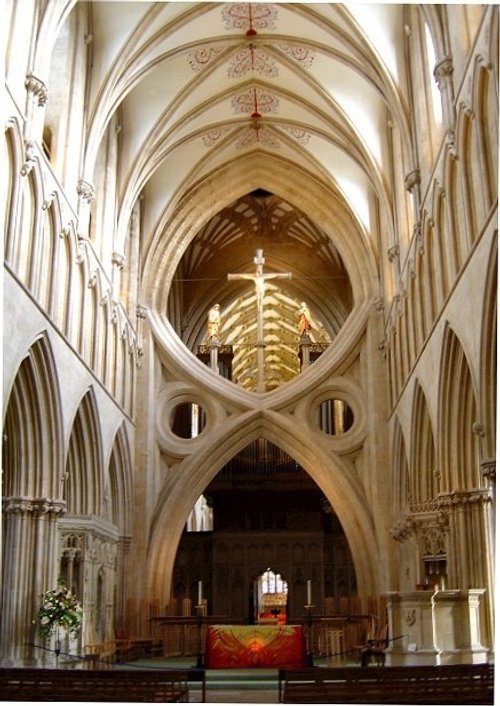 Wells Cathedral scissors arches