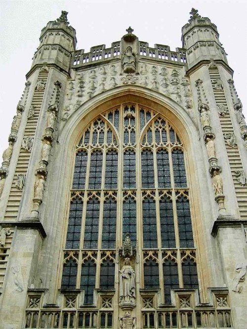 The west front of Bath Abbey