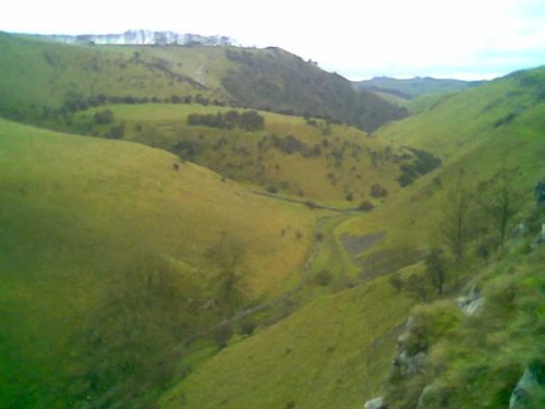 A shot of Biggin Dale just short of the join to the Dove.