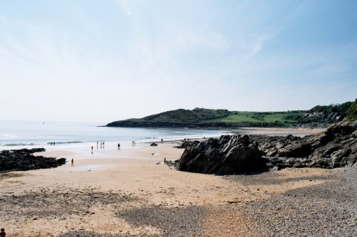 LLangland beach, Gower Peninsula, Wales