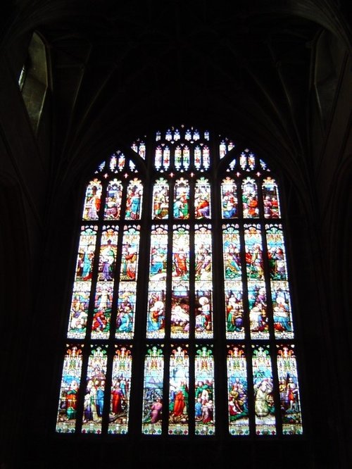 Window detail in Gloucester Cathedral