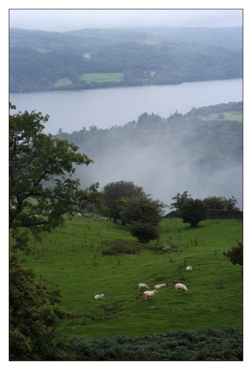 Looking down on Lake Windermere