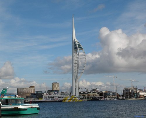 Spinnaker tower, Portsmouth harbour, Hampshire