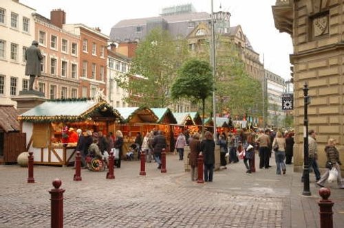 St Anns Square Christmas Market, Manchester. 2005