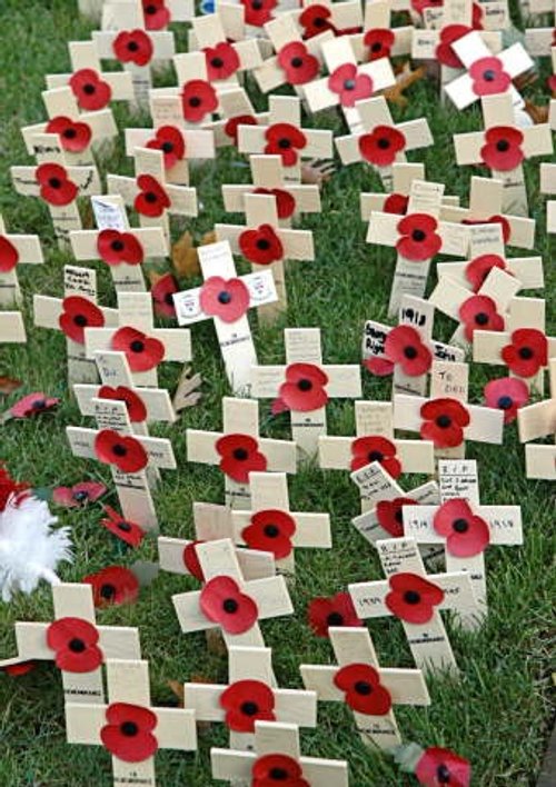 St Peters Square, Manchester. Rememberance Sunday